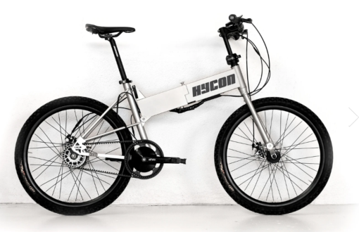 Photo of Hycon Urban foldable e-bike - Silver color