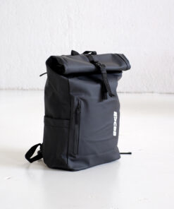 Backpack HYCON logo - White logo on black backpack