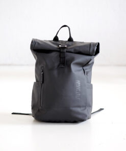 Backpack HYCON logo - Black logo on black backpack